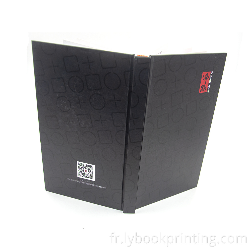 Receipt Book Printing Livres à couverture rigide Impression des fournisseurs personnalisés Restaurant Menu Book Impression